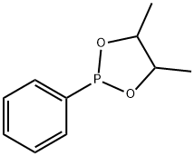 4,5-Dimethyl-2-phenyl-1,3,2-dioxaphospholane 结构式