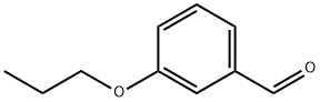 3-プロポキシベンズアルデヒド 化学構造式
