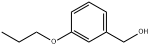 (3-プロポキシフェニル)メタノール 化学構造式