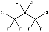 1,2,2,3-tetrachloro-1,1,3,3-tetrafluoro-propane Struktur