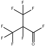 PERFLUORO(2-METHYLPROPANOYL)FLUORIDE 化学構造式