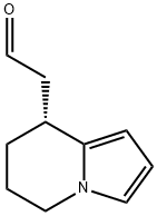 8-Indolizineacetaldehyde,5,6,7,8-tetrahydro-,(8R)-(9CI) Struktur