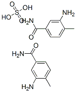 bis(3-amino-4-methylbenzamide) sulphate Structure