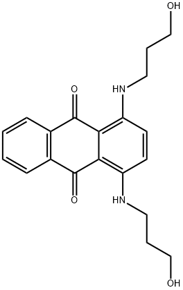 1,4-bis[(3-hydroxypropyl)amino]anthraquinone,67701-36-4,结构式