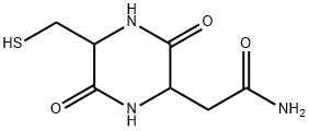 2-Piperazineacetamide, 5-(mercaptomethyl)-3,6-dioxo- (9CI) Structure