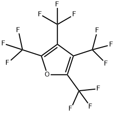 2,3,4,5-Tetra(trifluoromethyl)furane Structure