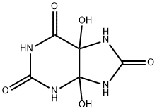 4,5-dihydro-4,5-dihydroxyuric acid Structure