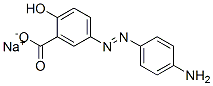 sodium 5-[(4-aminophenyl)azo]salicylate Structure