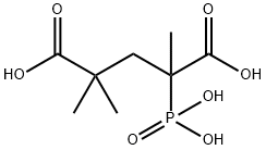 2,2,4-trimethyl-4-phosphonoglutaric acid Struktur