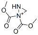 bis(methoxycarbonyl)methylidene-imino-azanium Struktur