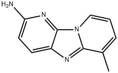 6-メチルジピリド[1,2-a:3',2'-d]イミダゾール-2-アミン 化学構造式