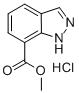 1H-INDAZOLE-7-CARBOXYLIC ACID,METHYL ESTER,HYDROCHLORIDE Struktur