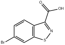 6-溴-1,2-苯并异噻唑-3-甲酸, 677304-75-5, 结构式