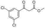 3-(3,5-DICHLORO-PHENYL)-3-OXO-PROPIONIC ACID METHYL ESTER 化学構造式