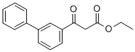 3-BIPHENYL-3-YL-3-OXO-PROPIONIC ACID ETHYL ESTER Struktur