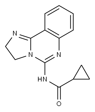 Cyclopropanecarboxamide, N-(2,3-dihydroimidazo[1,2-c]quinazolin-5-yl)- (9CI) Structure