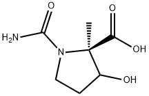 Proline, 1-(aminocarbonyl)-2-hydroxy- (9CI) Struktur