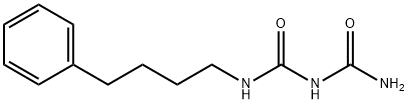 1-(4-フェニルブチル)ビウレト 化学構造式