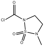 1,2,5-Thiadiazolidine-2-carbonyl chloride, 5-methyl-, 1,1-dioxide (9CI)|