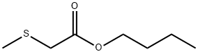 (メチルチオ)酢酸ブチル 化学構造式