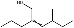 4-メチル-2-プロピル-2-ヘキセン-1-オール 化学構造式