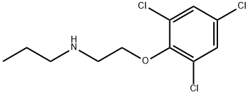 N-[2-(2,4,6-trichlorophenoxy)ethyl]propylamine Struktur