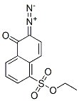 ethyl 6-diazo-5,6-dihydro-5-oxonaphthalene-1-sulphonate,67749-14-8,结构式
