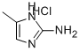 5-甲基-1H-咪唑-2-胺盐酸盐,6775-38-8,结构式