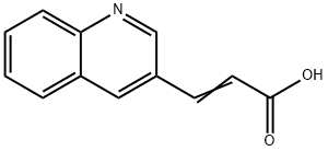 3-(3'-QUINOLINYL)ACRYLIC ACID Structure