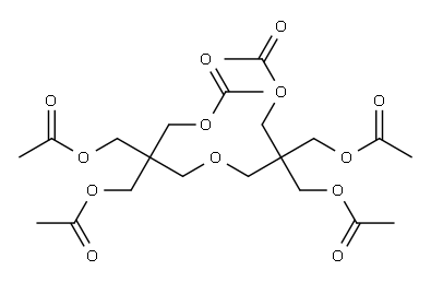 2,2'-[oxybis(methylene)]bis[2-[(acetyloxy)methyl]propane-1,2-diyl] tetraacetate Structure