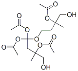 2,2'-[oxybis(methylene)]bis[2-(hydroxymethyl)propane-1,3-diyl] tetraacetate Structure