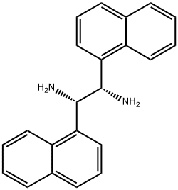 (S,  S)-1,2-Bis(1-naphthyl)-1,2-ethanediamine  dihydrochloride, 677723-26-1, 结构式