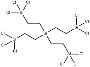 TETRAKIS(TRICHLOROSILYLETHYL)SILANE Struktur
