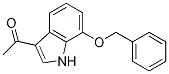 Ethanone, 1-[7-(phenylMethoxy)-1H-indol-3-yl]-,677761-60-3,结构式