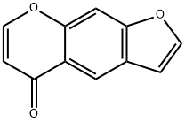 5H-furo(3,2-g)(1)benzopyran-5-one Struktur