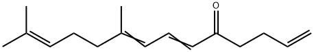 9,13-ジメチル-1,6,8,12-テトラデカテトラエン-5-オン 化学構造式
