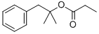 DIMETHYL BENZYL CARBINYL PROPIONATE Structure