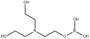 2,2'-[[2-(ジヒドロキシボリルオキシ)エチル]イミノ]ビスエタノール 化学構造式
