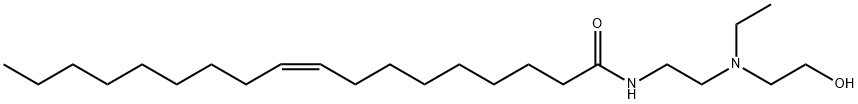 (Z)-N-[2-[ethyl(2-hydroxyethyl)amino]ethyl]-9-octadecenamide Structure