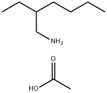 乙酸(2-乙基己胺)盐,67785-97-1,结构式