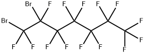 1,2-DIBROMOPERFLUOROHEPTANE Struktur