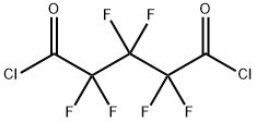 2,2,3,3,4,4-ヘキサフルオロペンタンジオイルジクロリド 化学構造式