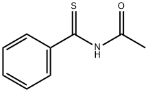 N-アセチルベンゾチオアミド 化学構造式