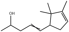 5-(2,2,3-trimethyl-3-cyclopenten-1-yl)pent-4-en-2-ol 结构式