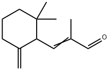 3-(2,2-dimethyl-6-methylenecyclohexyl)methacrylaldehyde 结构式