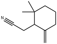 2,2-dimethyl-6-methylenecyclohexaneacetonitrile 结构式