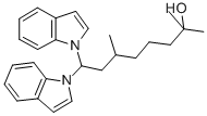 8,8-二(1H-吲哚-1-基)-2,6-二甲基-2-辛醇,67801-36-9,结构式