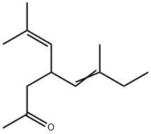 6-methyl-4-(2-methyl-1-propenyl)oct-5-en-2-one Structure