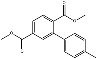 dimethyl 4'-methyl[1,1'-biphenyl]-2,5-dicarboxylate Structure