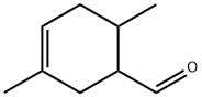 3,6-dimethylcyclohex-3-ene-1-carbaldehyde Struktur